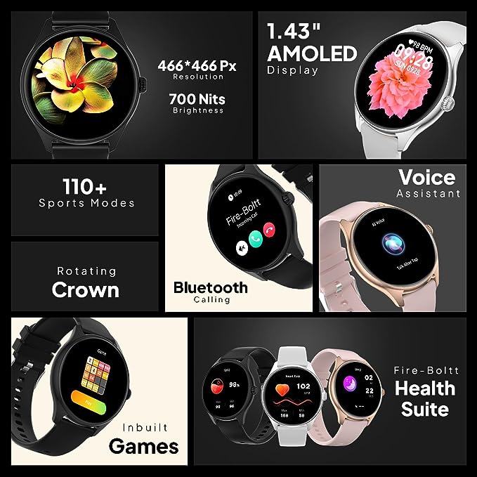 Fire-Boltt Phoenix AMOLED 1.43