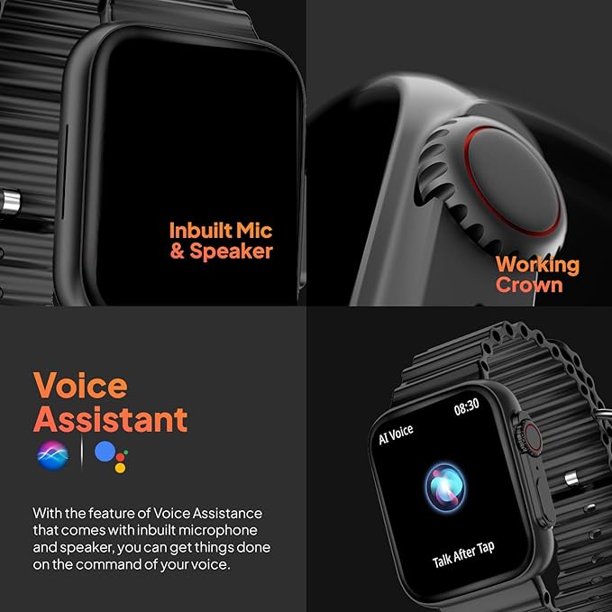 Fire-Boltt Gladiator 1.96"Smart Watch with Bluetooth Calling