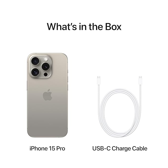 Apple iPhone 15 Pro - Natural Titanium