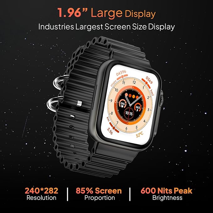 Fire-Boltt Gladiator 1.96"Smart Watch with Bluetooth Calling