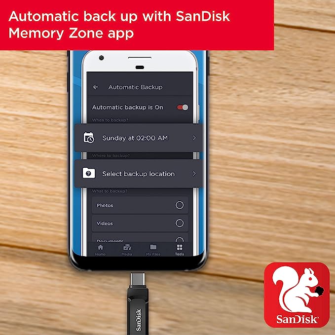 SanDisk Ultra Dual Drive Go USB Type C Pendrive for Mobile(Black, 128 GB, 5Y - SDDDC3-128G-I35)